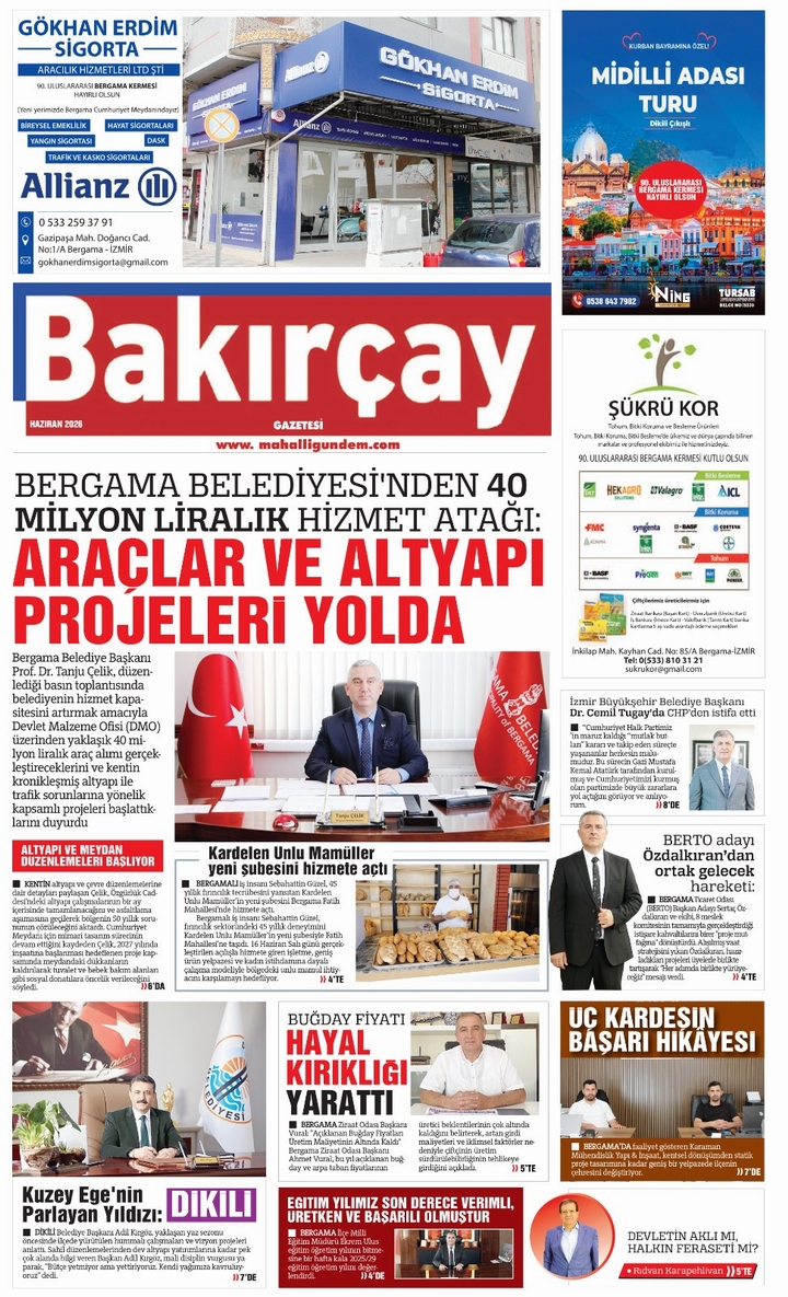Bakırçay Bölge Gazetesi'nin 467. Sayısı Yayında!