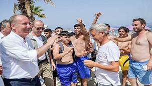 Foçalılar Muharrem İnce'yi bağrına bastı