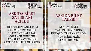 Olten Filarmoni Orkestrası'ndan sanatta askıda bilet dönemi