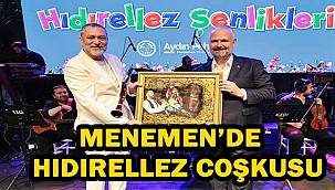 Menemen'de Coşkulu Hıdırellez Kutlaması: Hüsnü Şenlendirici Sahne Aldı