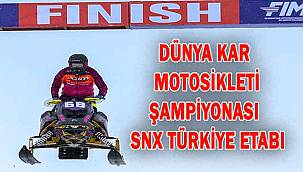 Dünya Kar Motosikleti Şampiyonası Rize'de Sıralama Yarışlarıyla Başladı