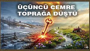 Baharın Müjdecisi Son Cemre Toprağa Düştü