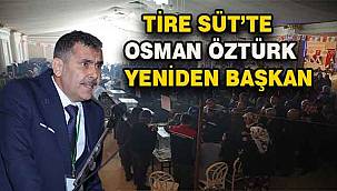 Tire Süt Kooperatifi'nde Osman Öztürk Güven Tazeledi