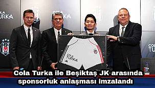 Beşiktaş, Cola Turka ile sponsorluk anlaşması imzaladı