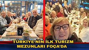 Ankara Otelcilik Okulu’nun Duayen Mezunları Foça’da Hasret Giderdi