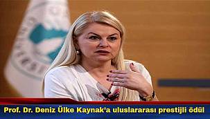 Prof. Dr. Deniz Ülke Kaynak’a uluslararası prestijli ödül
