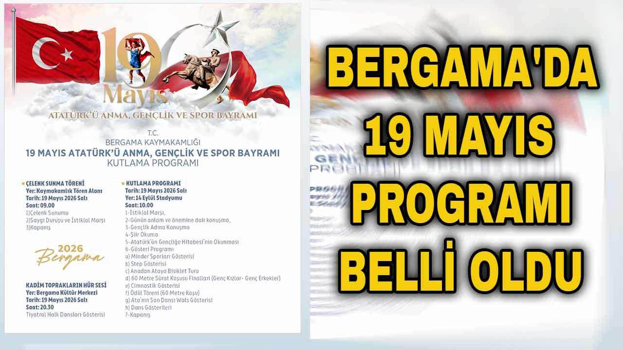 Bergama'da 19 Mayıs programı belli oldu