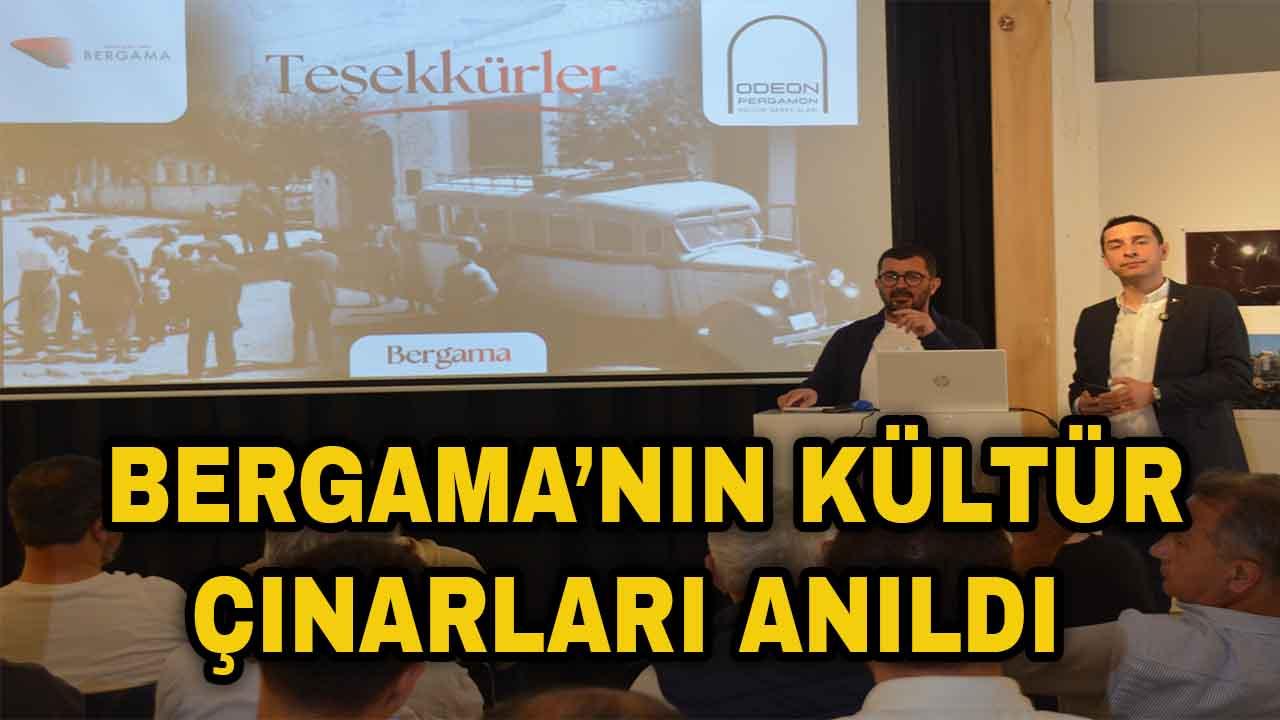 Bergama'nın Kültür Çınarları Düzenlenen Söyleşiyle Anıldı