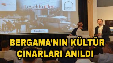 Bergama'nın Kültür Çınarları Düzenlenen Söyleşiyle Anıldı