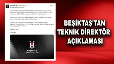 Beşiktaş'tan teknik direktör açıklaması