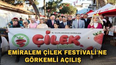 Uluslararası Emiralem Çilek Festivali başladı