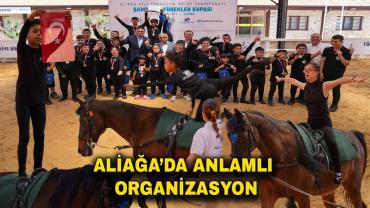 Aliağa'da Şampiyon Yürekler Kupası Heyecanı Yaşandı