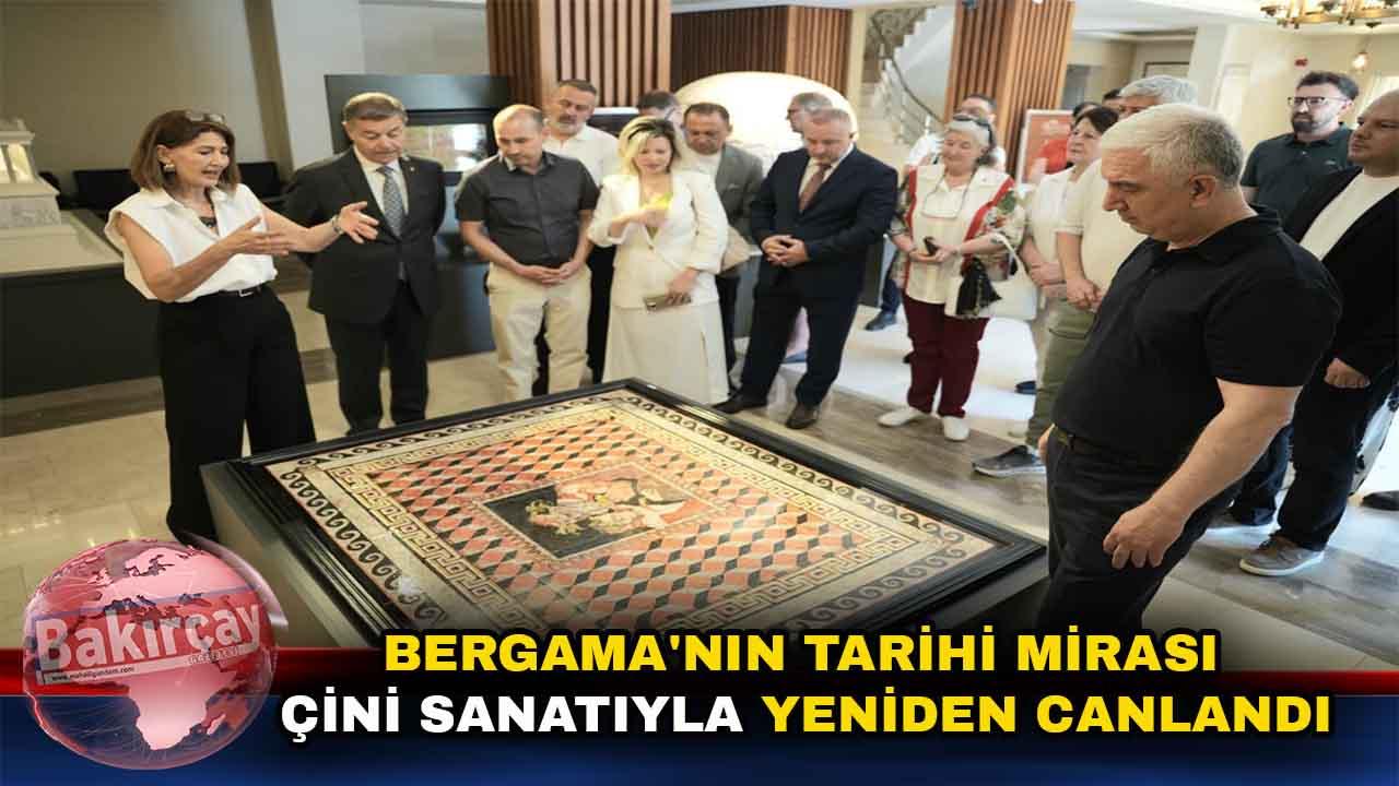 Bergama Kermesi'nde Antik İzlerden Çiniye Sergisi Açıldı