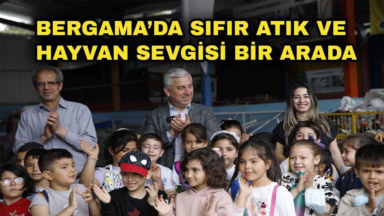 Bergama'da Atıklar Mamaya Dönüştü: Çocuklardan Anlamlı Destek