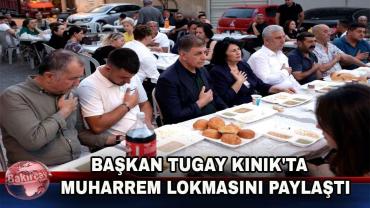 Cemil Tugay Kınık'ta muharrem ayı iftarına katıldı