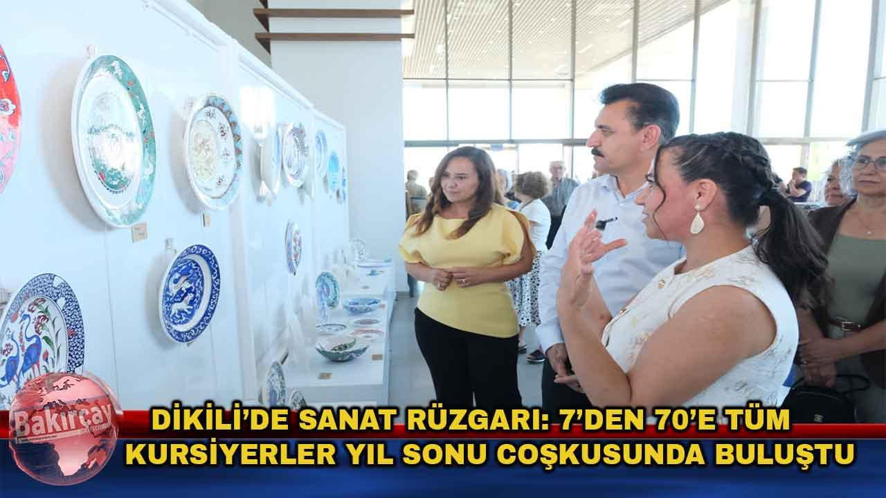 Dikili Belediyesinin Kültür ve Sanat Kursları Yıl Sonu Etkinlikleriyle Sona Erdi