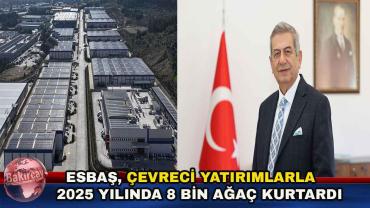 ESBAŞ 2025'te 8 Bin Ağacı Kesilmekten Kurtardı