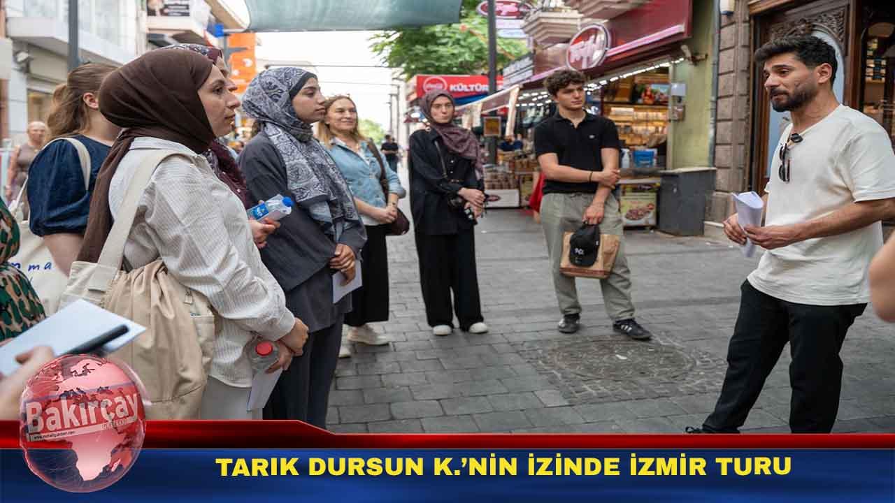 Gençler, Tarık Dursun K.'nin romanlarındaki İzmir'i gezdi
