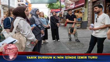 Gençler, Tarık Dursun K.'nin romanlarındaki İzmir'i gezdi