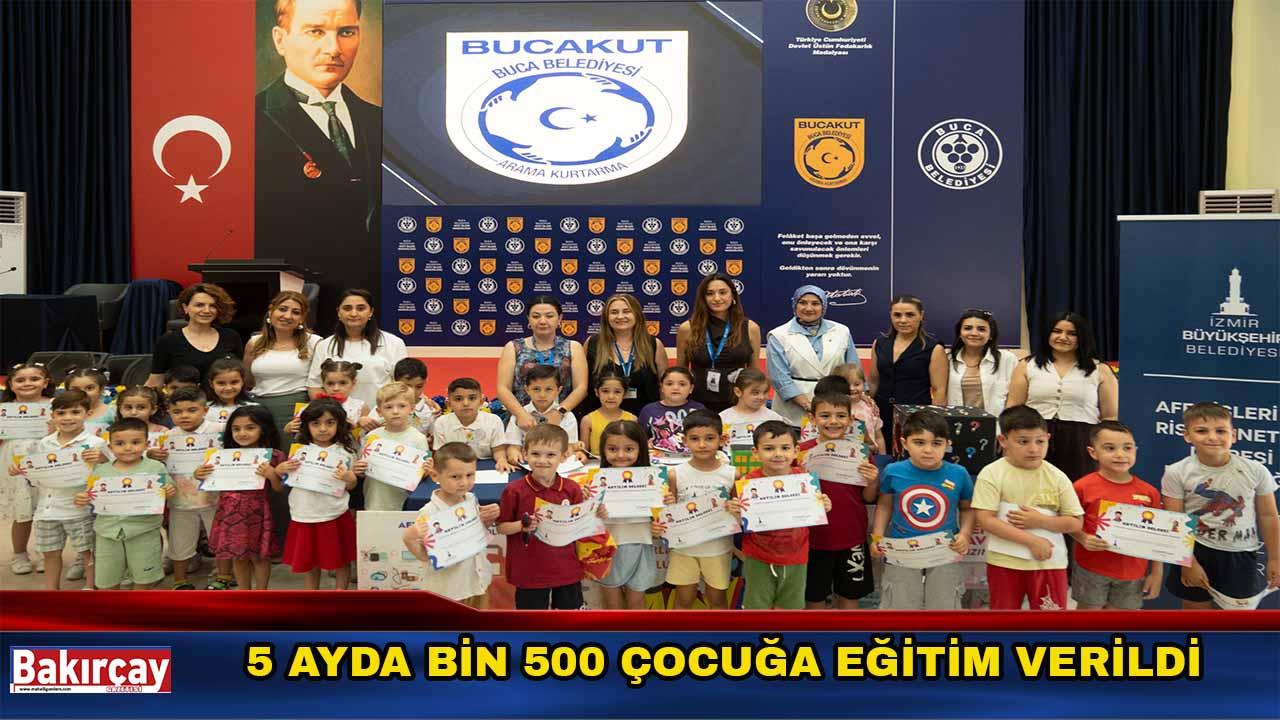 İzmir’de bin 500 çocuğa afet bilinci aşılandı