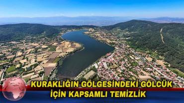 Ödemiş Gölcük Gölü’nde Doğal Yaşamı Destekleyen Temizlik