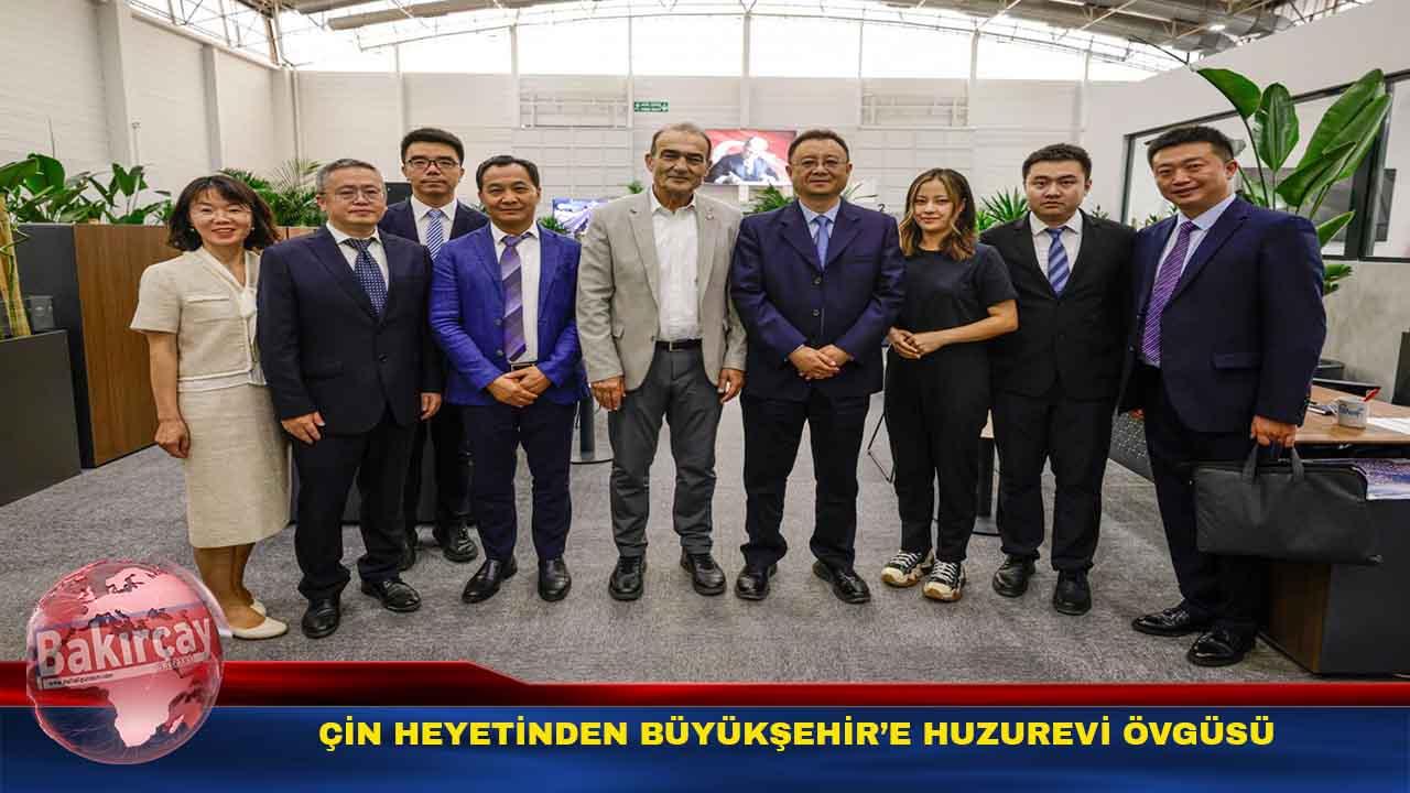 Çin heyetinden Büyükşehir’e huzurevi övgüsü