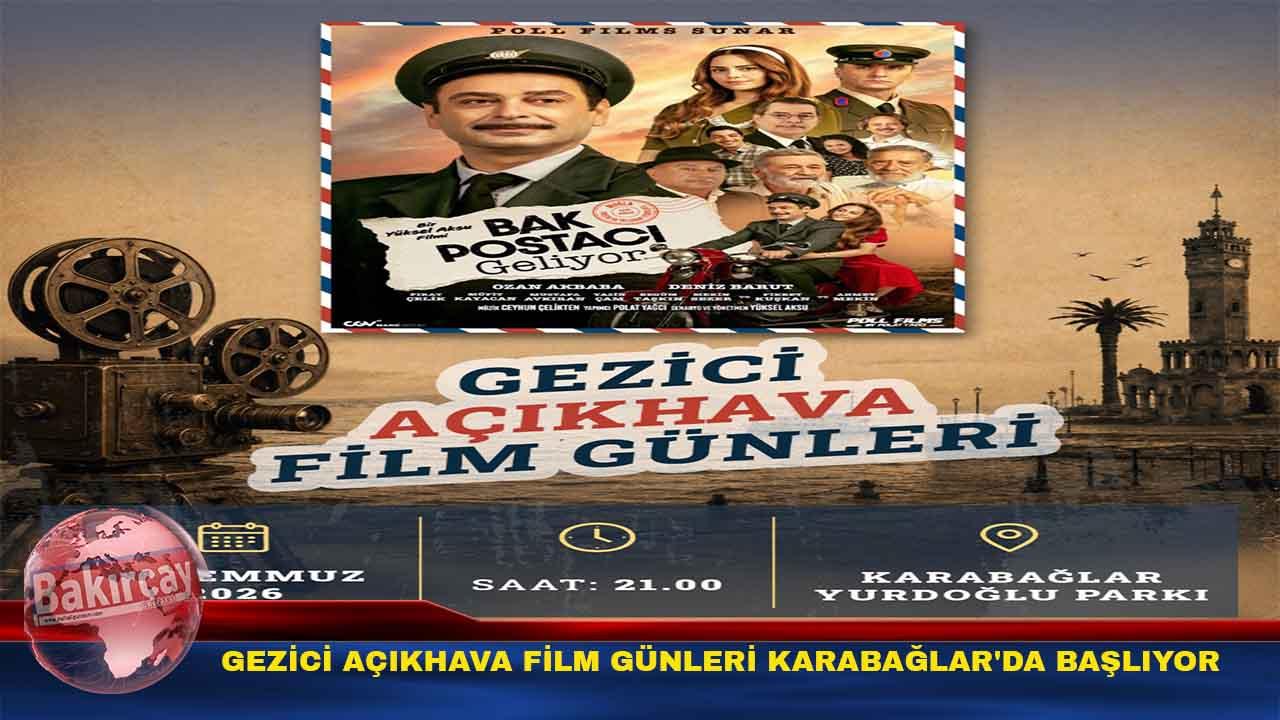 Gezici Açıkhava Film Günleri Karabağlar'da başlıyor