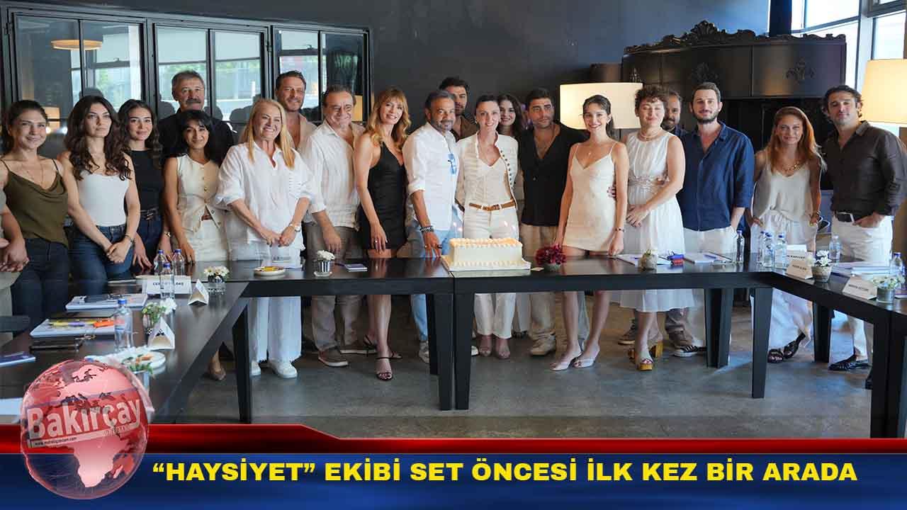 'Haysiyet' dizisinin okuma provası yapıldı