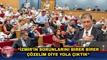 İzmir Büyükşehir Belediye Meclis toplantısının temmuz ayı ilk oturumu gerçekleşti