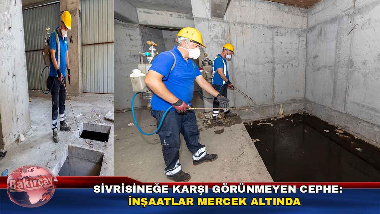 Sivrisinek üremesine karşı İzmir'de inşaat sahaları mercek altında!