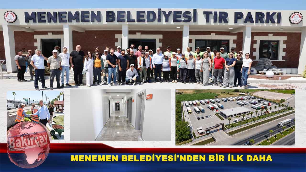 Menemen Belediyesi'nden Tır ve Kamyon Şoförlerine Modern Tesis