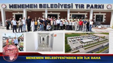 Menemen Belediyesi'nden Tır ve Kamyon Şoförlerine Modern Tesis