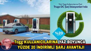 Togg kullanıcılarına Trugo’dan yüzde 20 indirim
